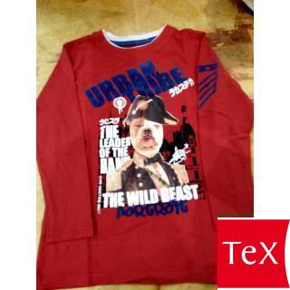 T shirt rouge chien 