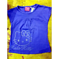 T shirt parme Hello Kitty