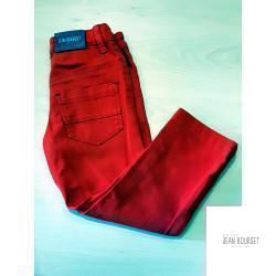 Pantalon jean rouge