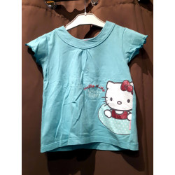 T shirt turquoise Hello Kitty