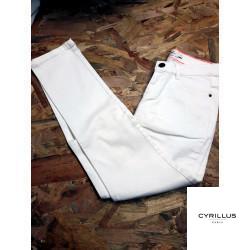Pantalon jean blanc