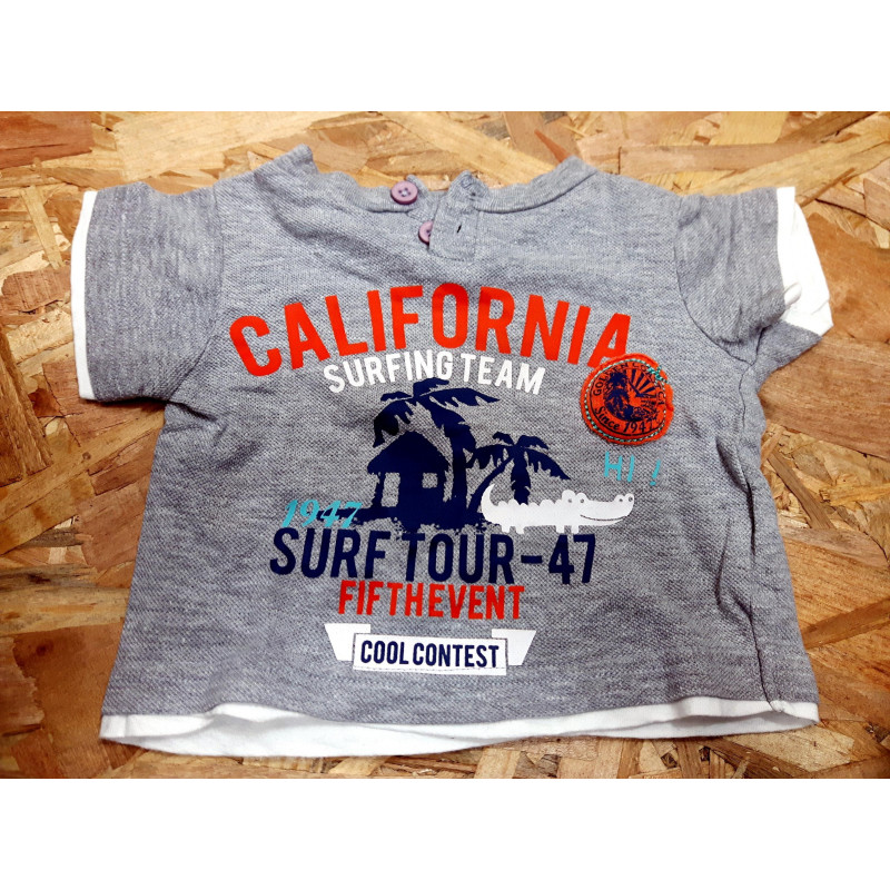 T shirt gris california