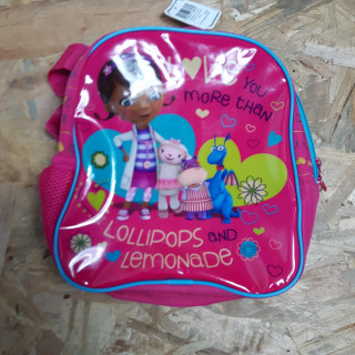 Sac à dos Docteur la peluche rose