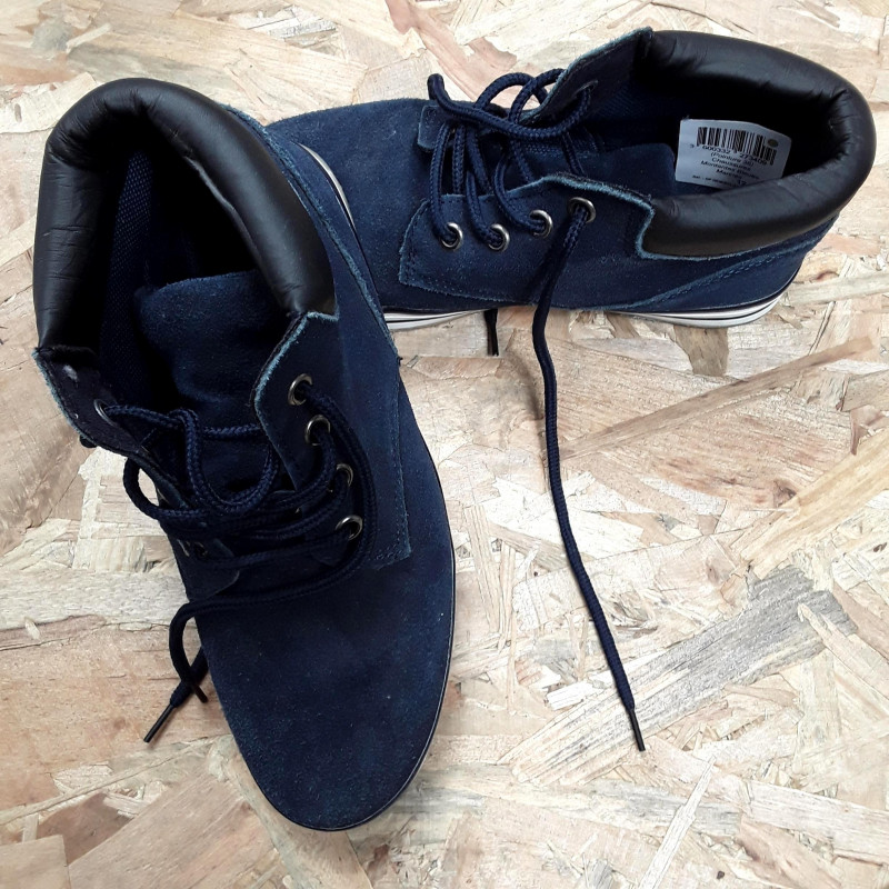 Chaussures montantes bleues marines