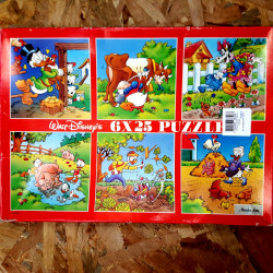 Puzzles 6x25 pièces Donald