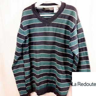 Pull vert et marine