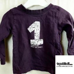 T shirt violet ML