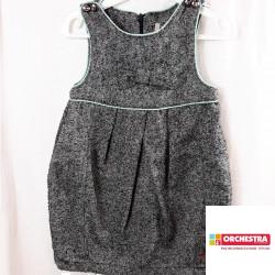 Robe gris chiné