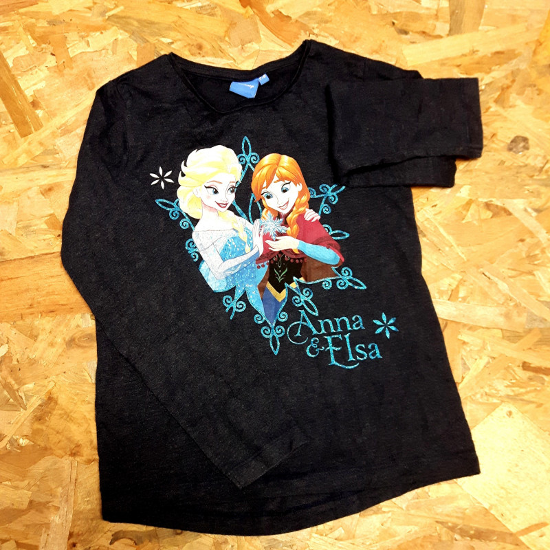 T shirt marine Reine des Neiges ML