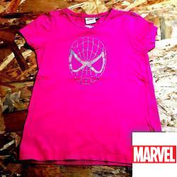 T shirt rose Spider Man