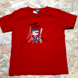 T shirt rouge chevalier