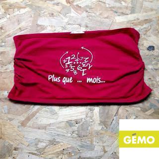 BANDEAU ROSE AVEC INSCRIPTION TU