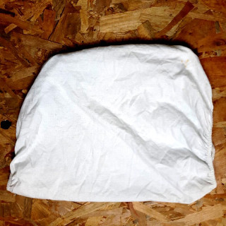 Drap housse de couffin blanc