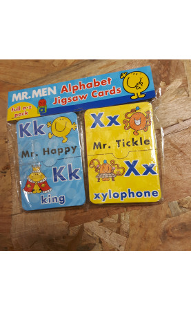 Carte alphabet Mr Men