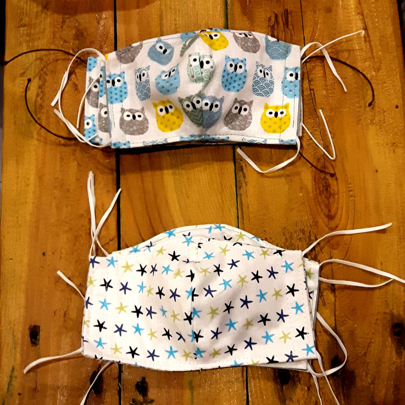 Masque en tissu taille 3/6 ans garçon