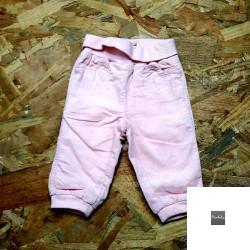 Pantalon doublé velours rose