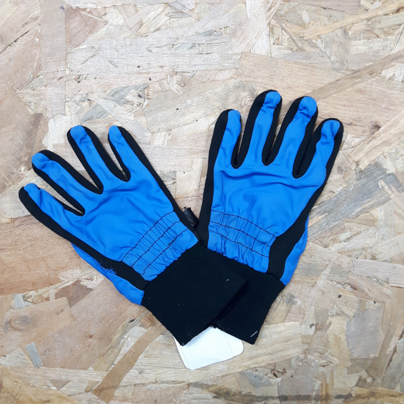 Gants de ski bleu et noir