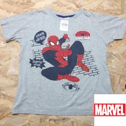 T shirt gris Spiderman