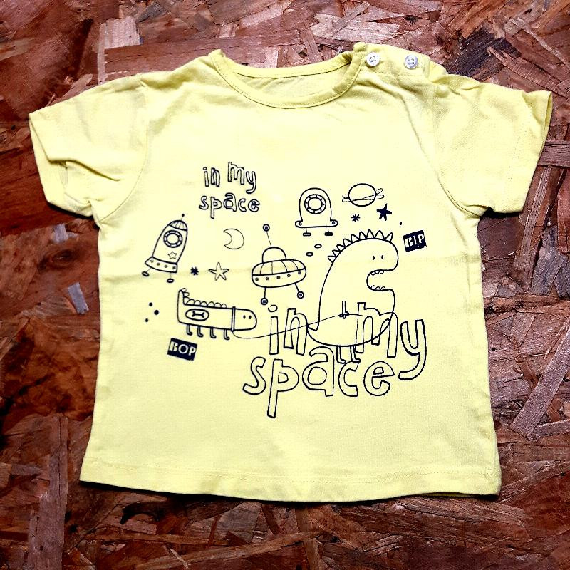 T shirt jaune "in my space" MC