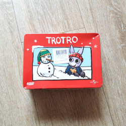 coffret 4 DVD Trotro dans valisette en fer rouge
