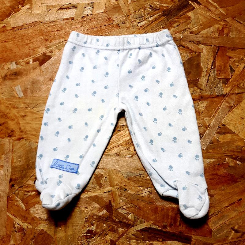 pantalon avec pieds bleu pates d'ours
