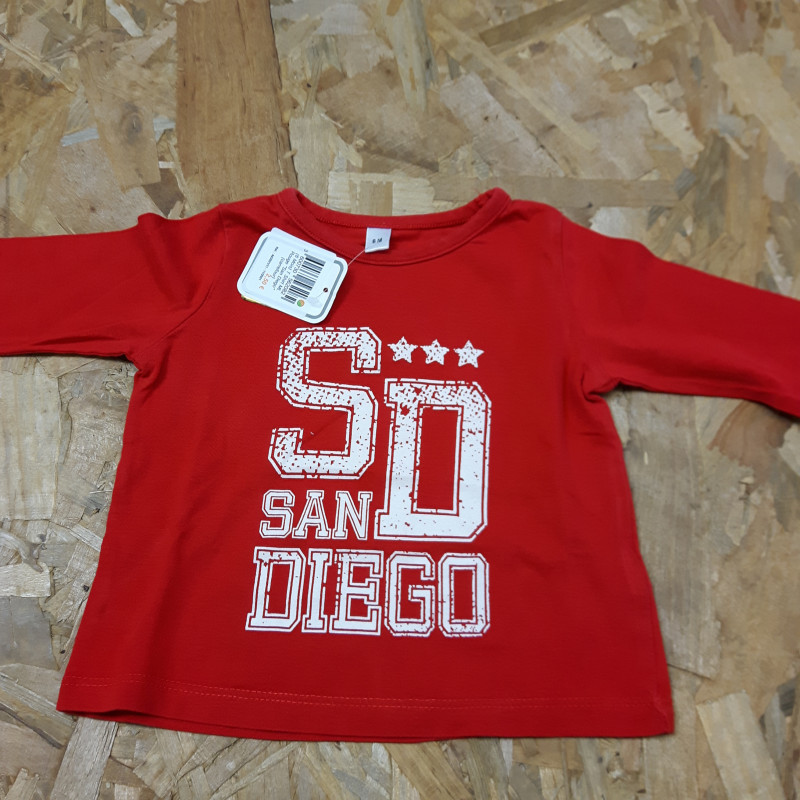 t shirt ML rouge "San Diego"