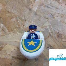 playmobil 1 2 3 bateau police