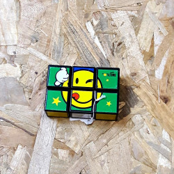 mini rubik cube smiley