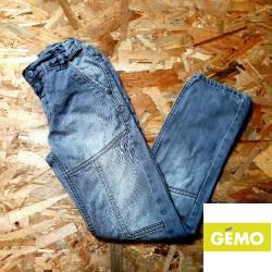pantalon jean gris poche