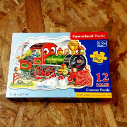 puzzle train 12 pcs