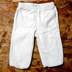 Pantalon velours blanc