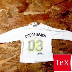 T shirt ML blanc "Cocoa beach ...