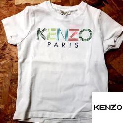 T shirt MC blanc "KENZO PARIS"
