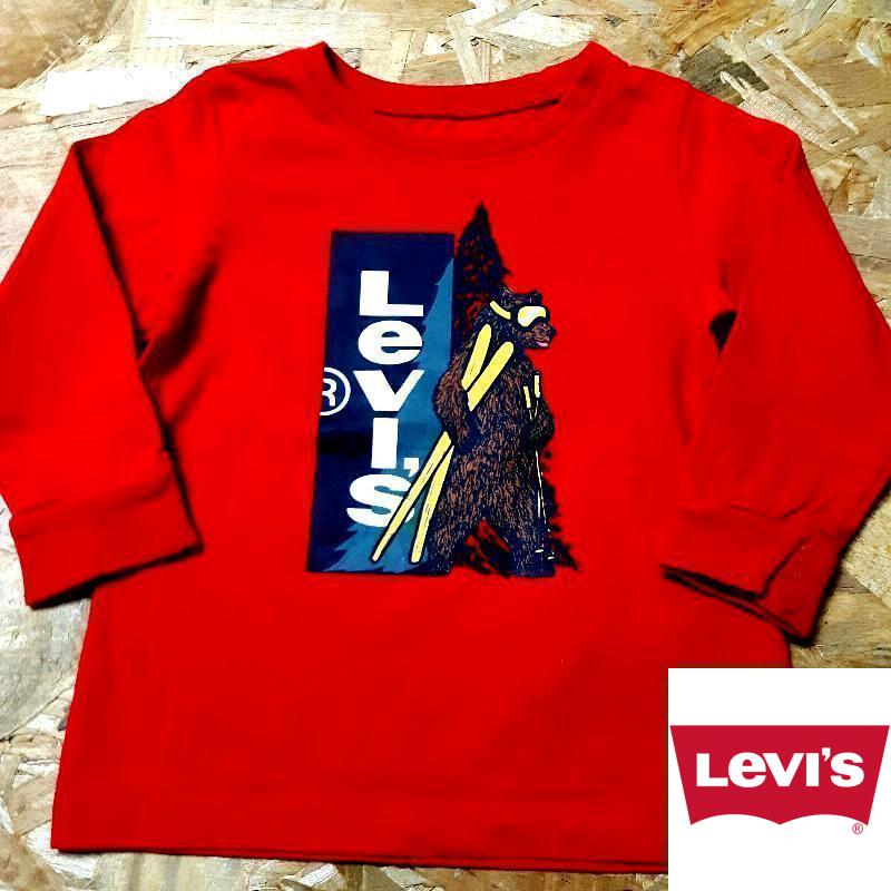 T shirt ML rouge ours ski