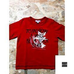 T shirt ML rouge "Tomorow i...