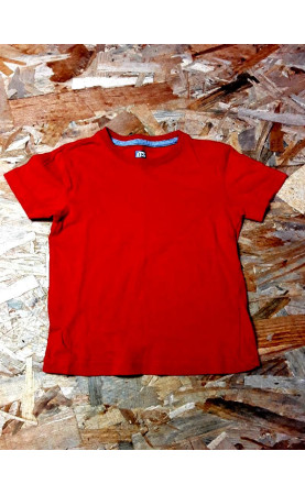 T shirt MC rouge uni