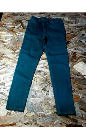 Pantalon élastique vert