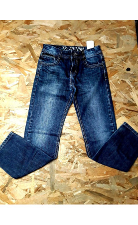 Pantalon jean bleu délavé