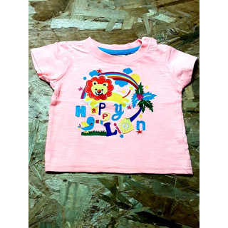 T shirt MC rose fluo "Mappy Lion"