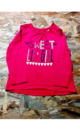 T shirt ML rose "sweet lil'...