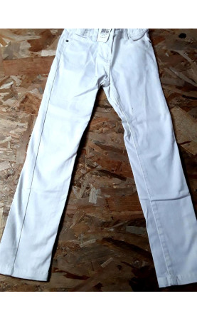 Pantalon jean blanc
