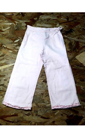 Pantalon souple rose pâle