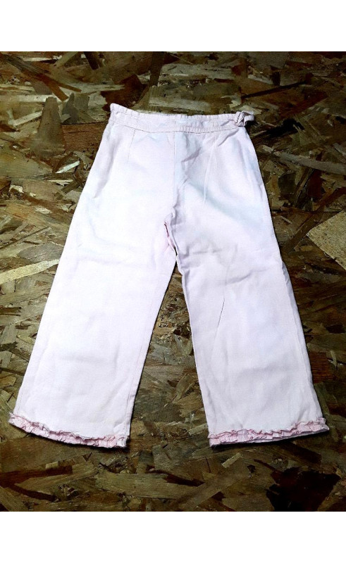 Pantalon souple rose pâle