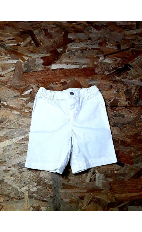 Bermuda en jean blanc