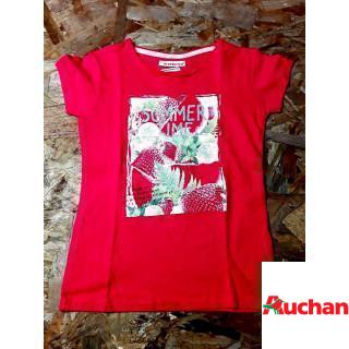 T shirt MC rose imprimé fruit "Summer time"