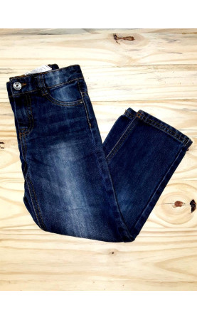 Pantalon jean bleu délavé