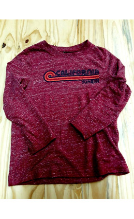 tee-shirt ML rouge "california"