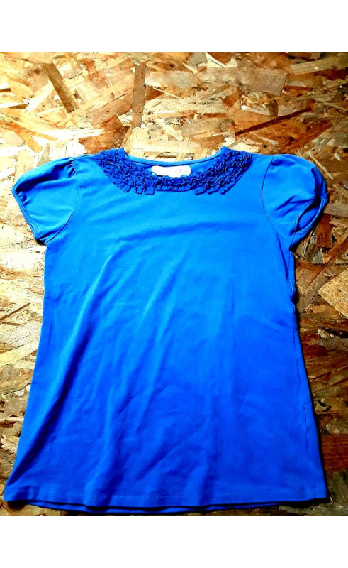 T shirt MC bleu lavande
