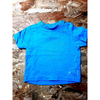 T shirt MC bleu turquoise