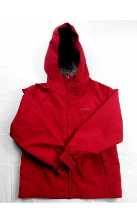 manteau type coupe vent rouge